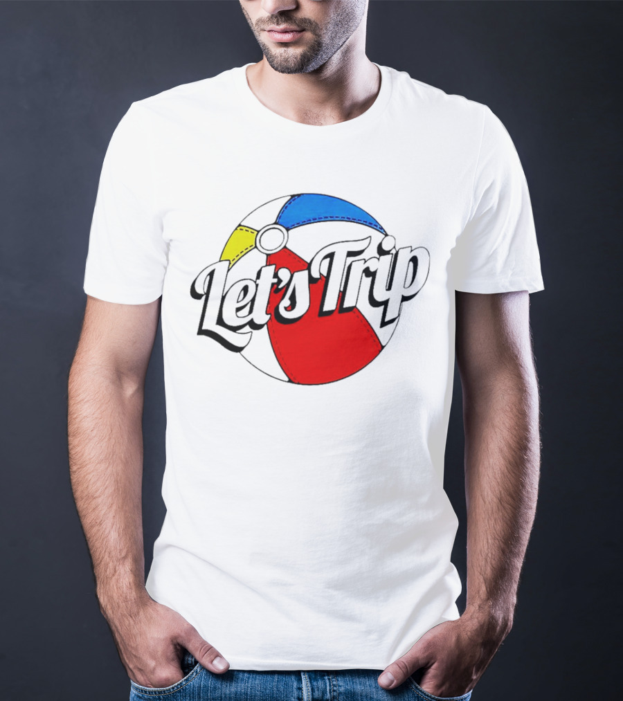 Let's Trip Colorful Beach Ball Adventure T-Shirt