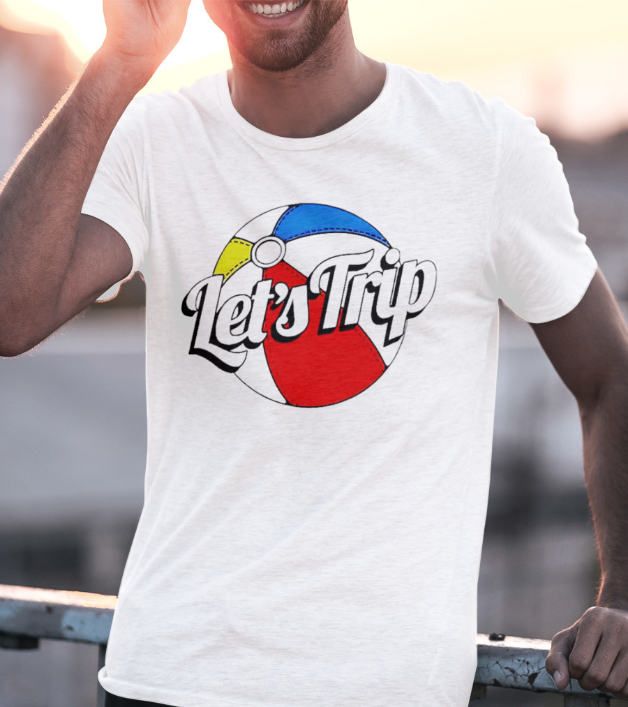 Let's Trip Colorful Beach Ball Adventure T-Shirt