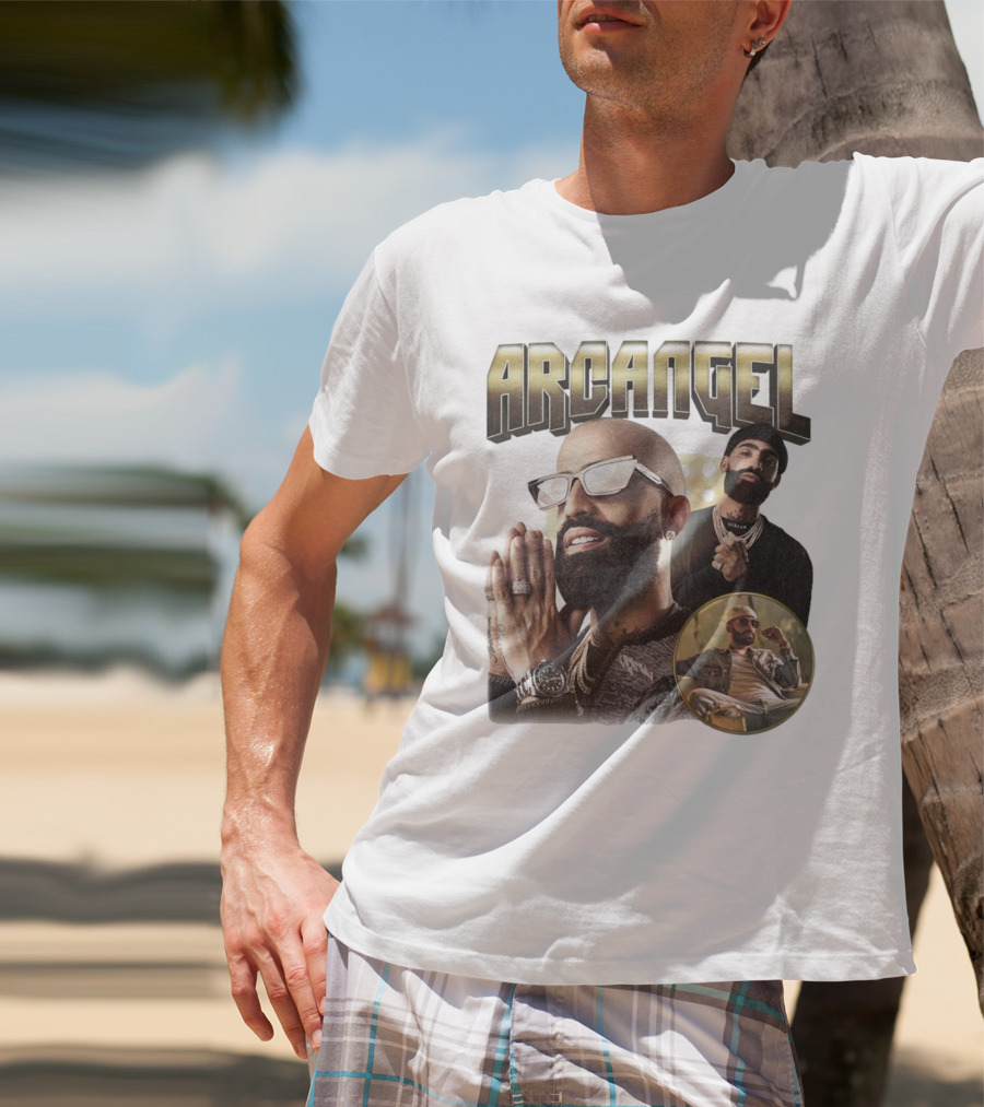 Arcangel Rapper Vintage Style Collage T-Shirt