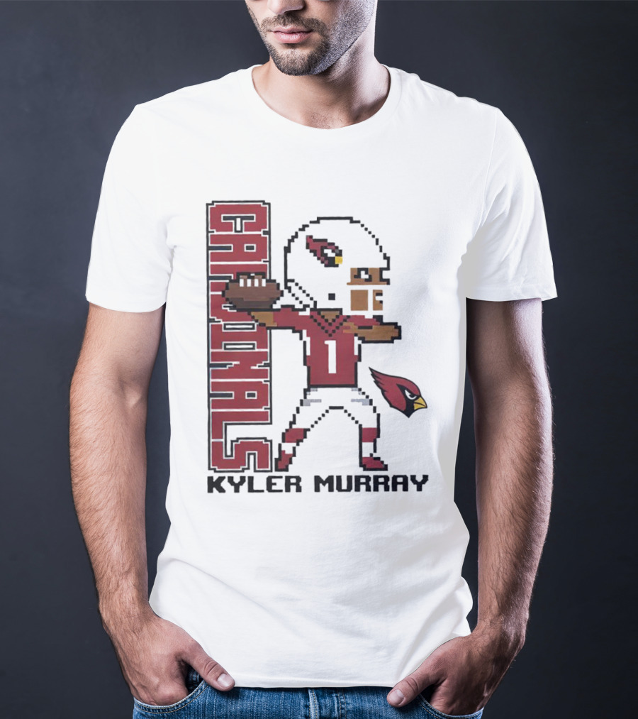 Cardinals Kyler Murray Arizona Football Pixel T-Shirt