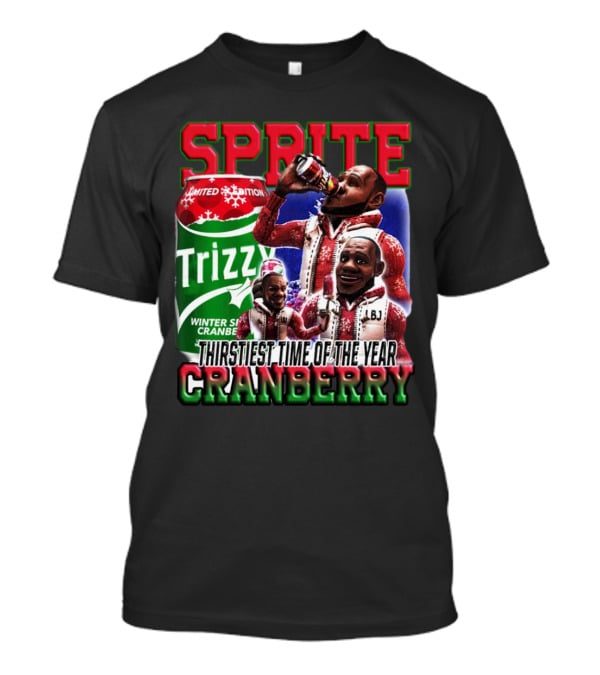 Sprite Cranberry Winter Spiced Trizzy Thirstiest Time Of The Year T-Shirt