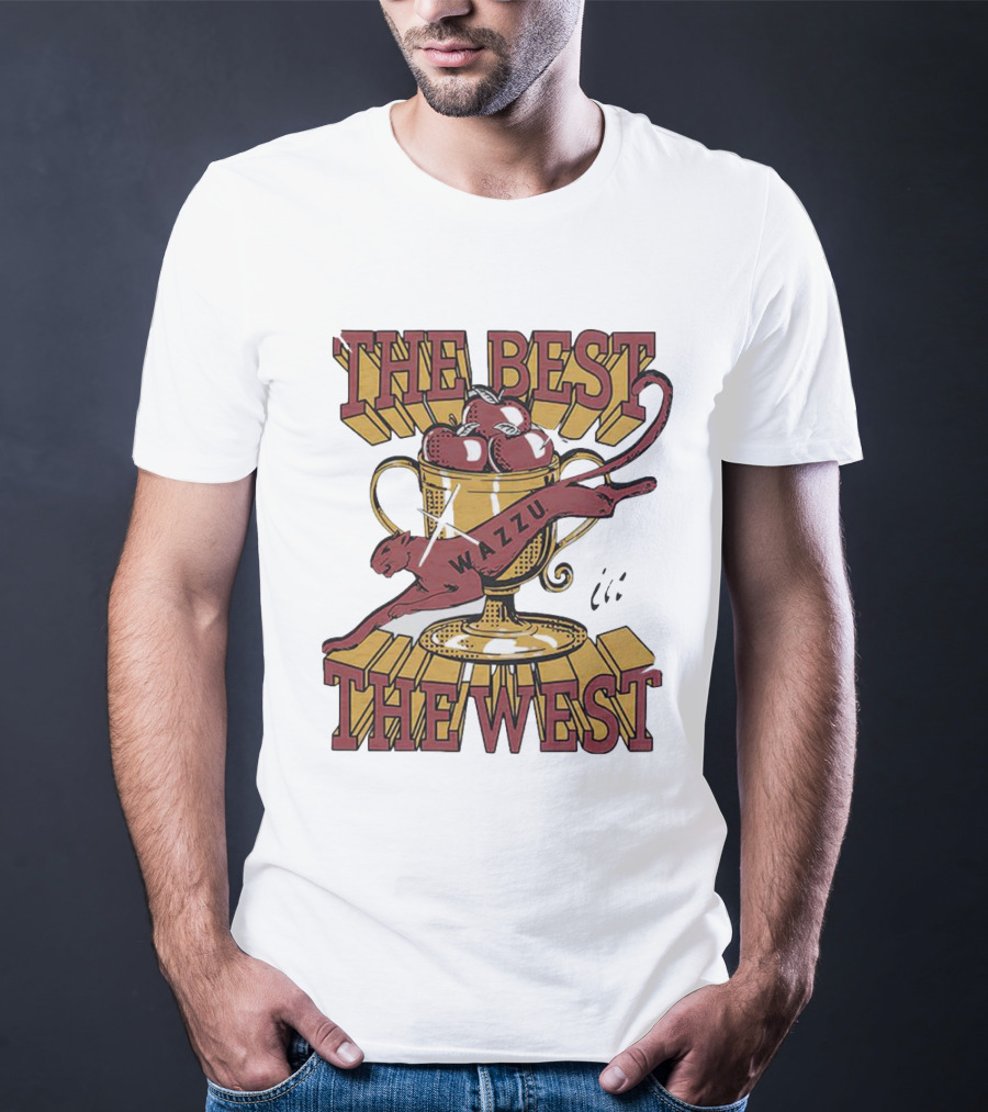 Wazzu The Best In The West Trophy Panther T-Shirt