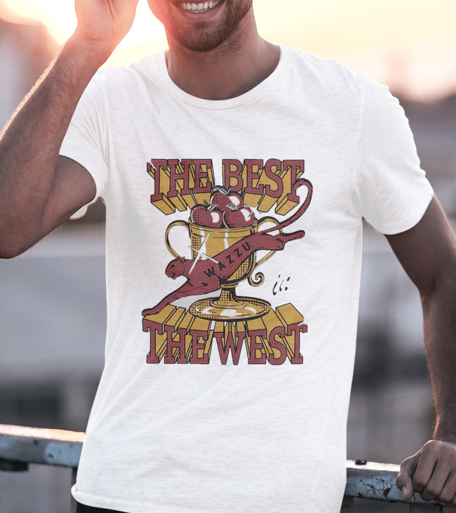 Wazzu The Best In The West Trophy Panther T-Shirt