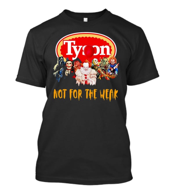 Tyson Horror Movie Characters Not For The Weak Floating Red Balloon Masks T-Shirt