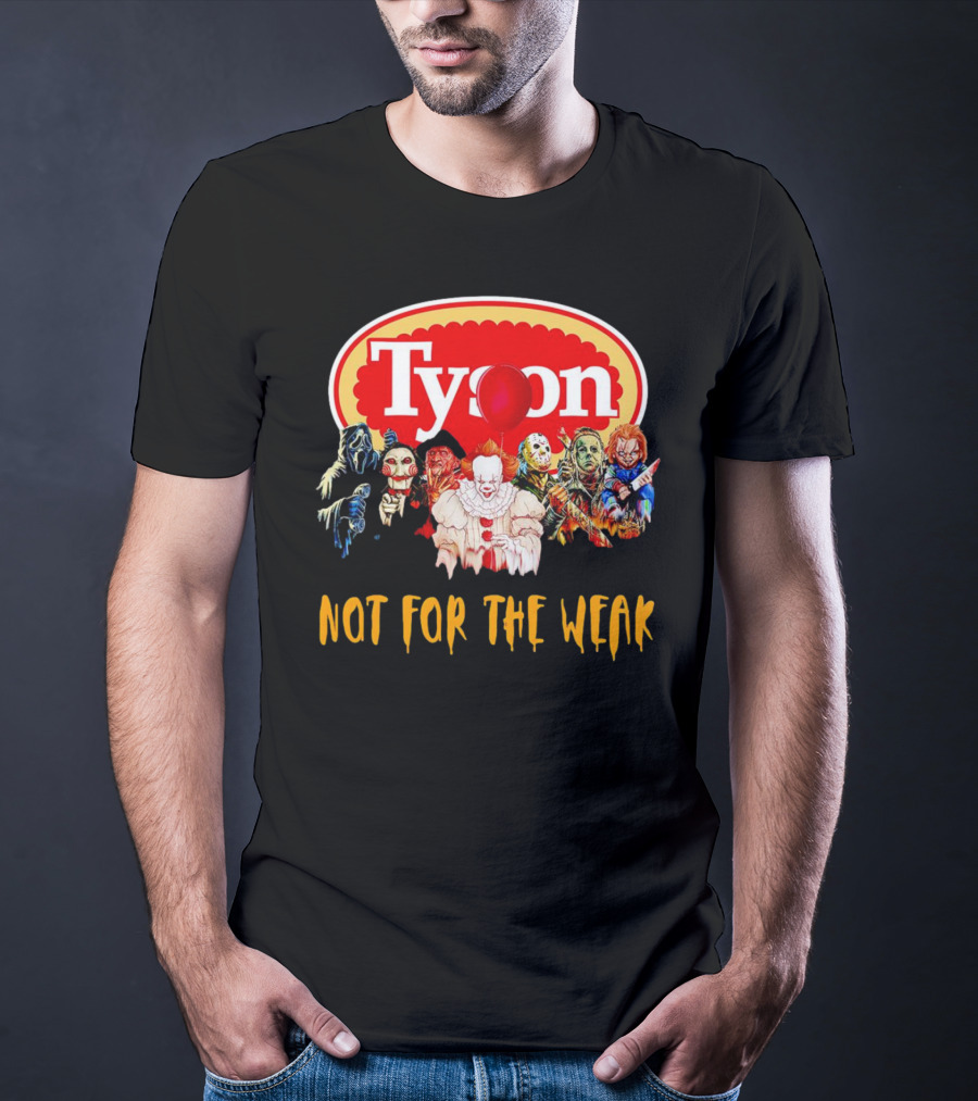 Tyson Horror Movie Characters Not For The Weak Floating Red Balloon Masks T-Shirt