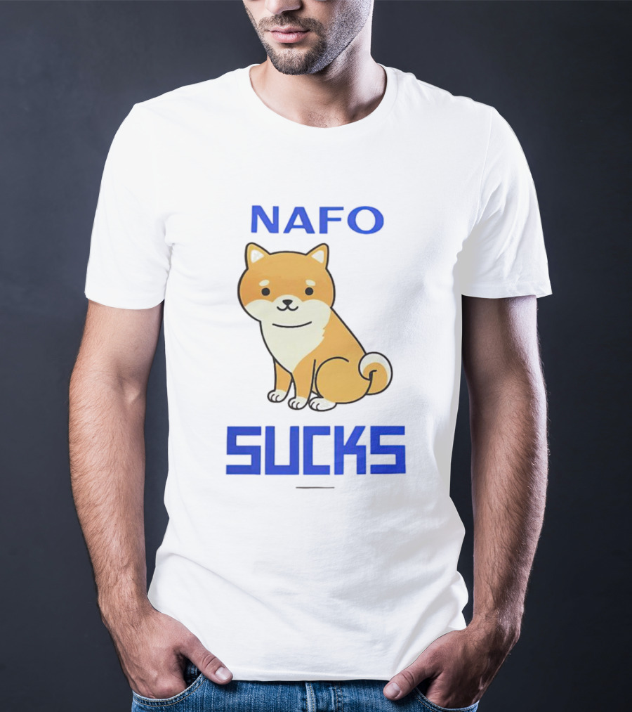 NAFO Furry Dog Meme Critique T-Shirt