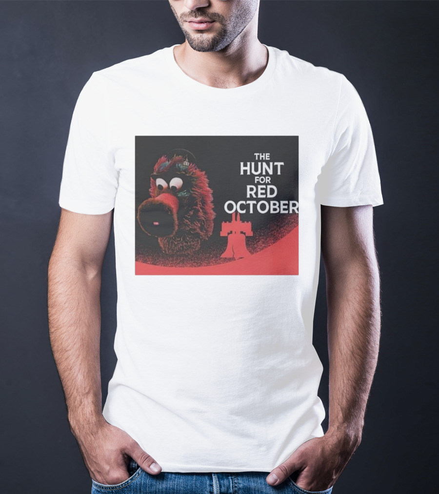 Philadelphia Phillies The Hunt For Red October Phillie Phanatic Fusion T-Shirt