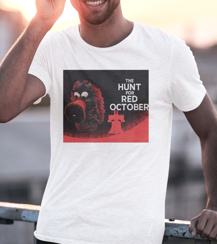 Philadelphia Phillies The Hunt For Red October Phillie Phanatic Fusion T-Shirt