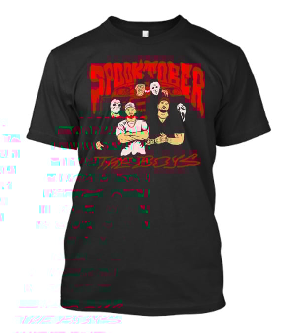 Spooktober The Boys Horror Characters Halloween T-Shirt