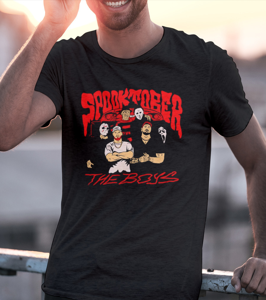 Spooktober The Boys Horror Characters Halloween T-Shirt