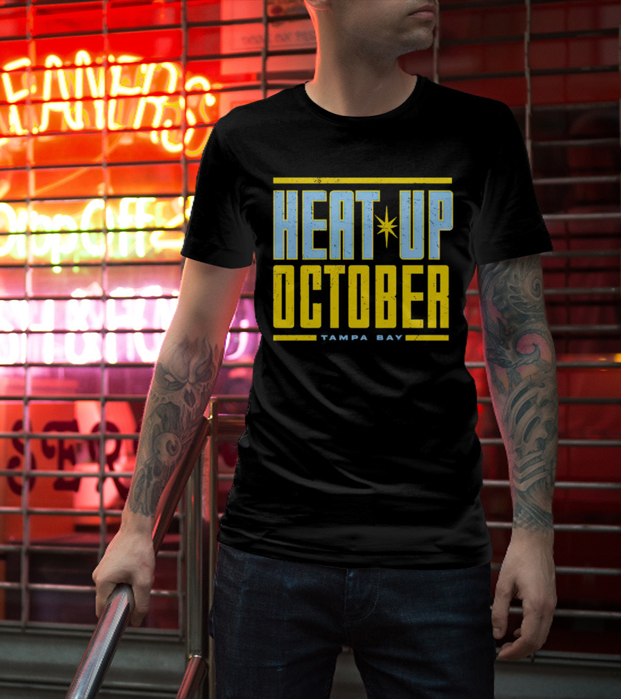 Tampa Bay Heat Up October Rays T-Shirt