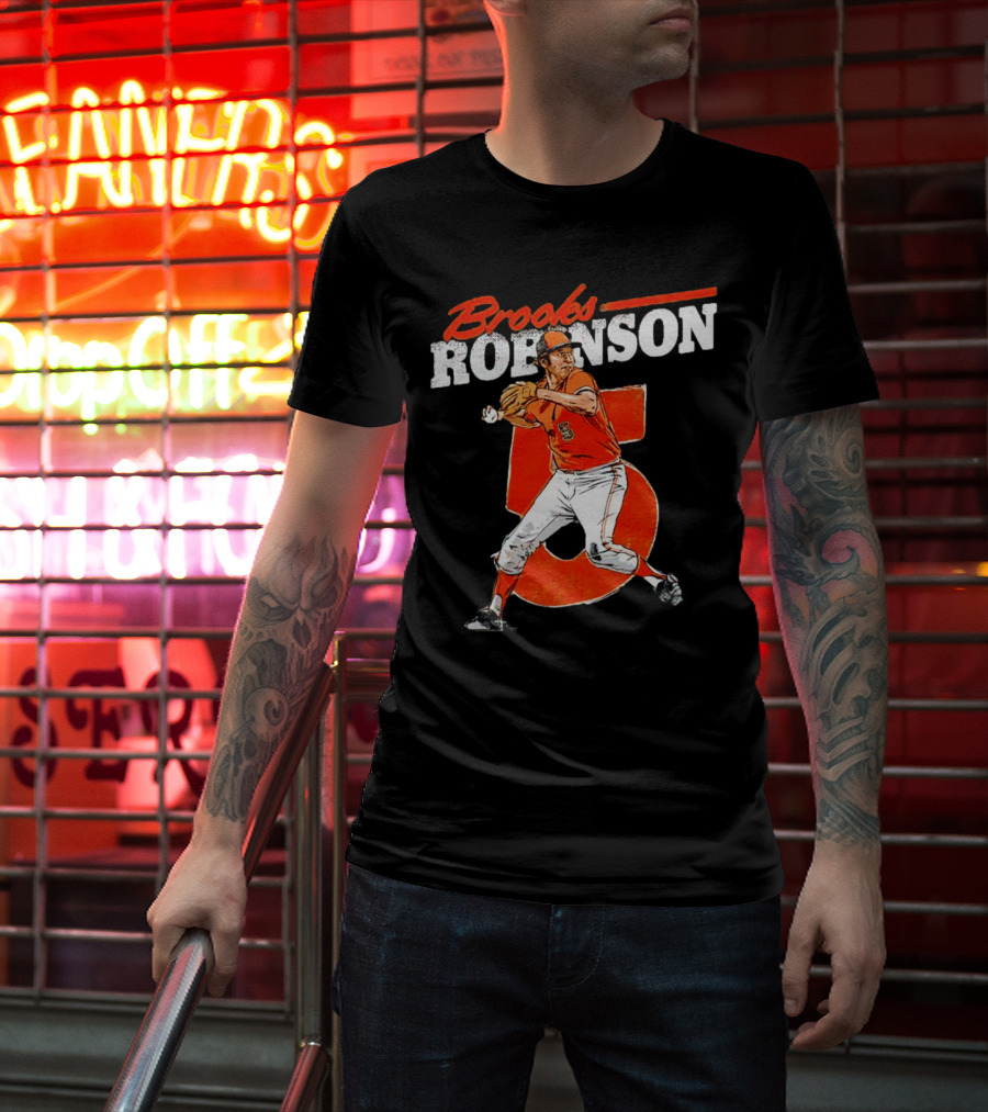 Brooks Robinson 5 Baltimore Orioles Baseball Legend T-Shirt