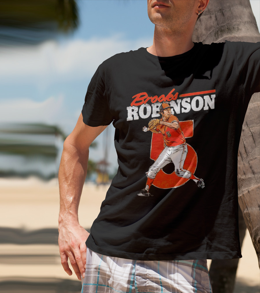 Brooks Robinson 5 Baltimore Orioles Baseball Legend T-Shirt