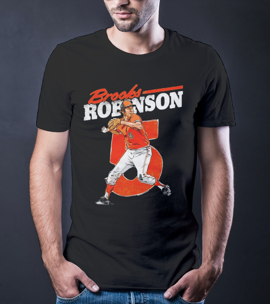 Brooks Robinson 5 Baltimore Orioles Baseball Legend T-Shirt