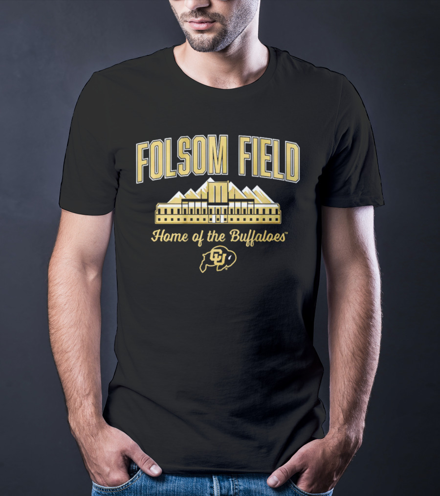 Folsom Field Colorado Buffaloes Football Home Of The Buffaloes CU T-Shirt