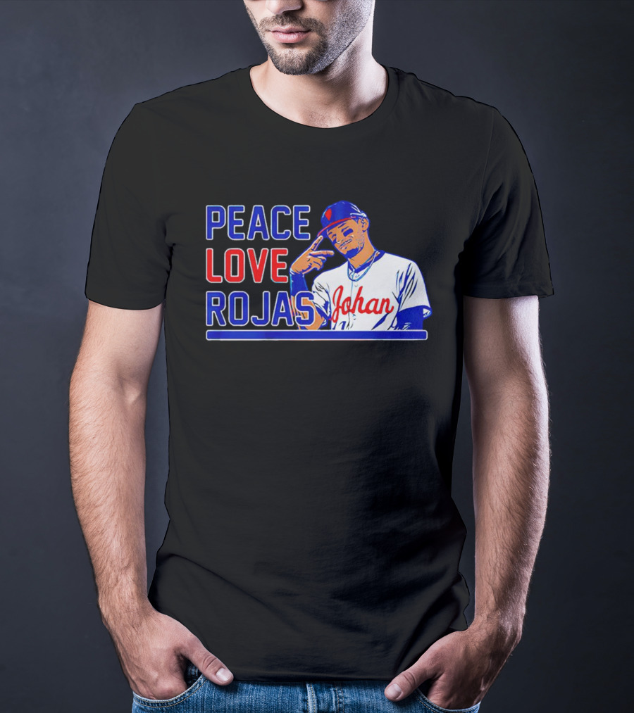 Peace Love Rojas Johan Philadelphia Phillies T-Shirt