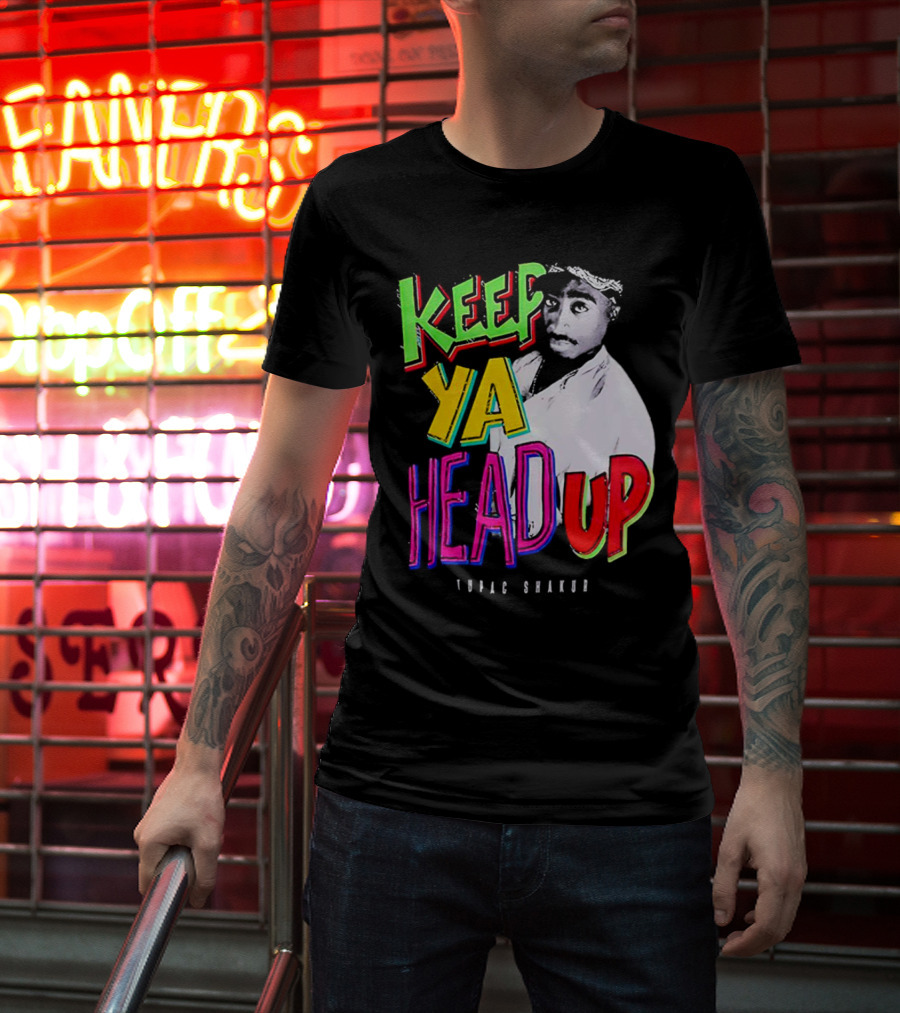 Keep Ya Head Up Tupac Shakur Vibrant T-Shirt