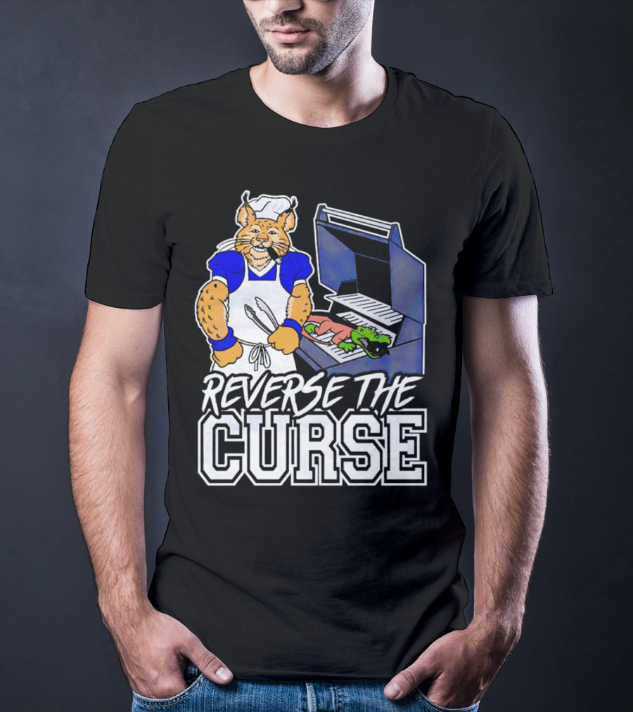 Reverse The Curse Kentucky Wildcats Florida Gators Barbecue Grill Rivalry T-Shirt