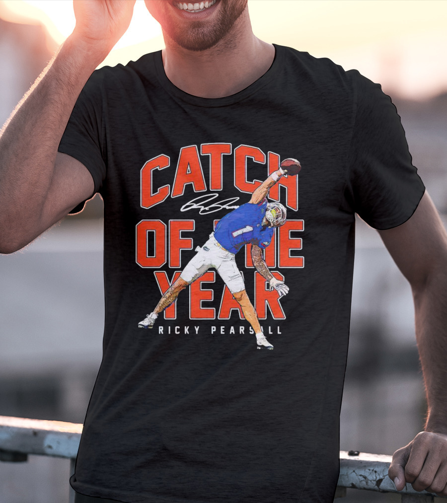Catch Of The Year Ricky Pearsall Signature Football Moment T-Shirt