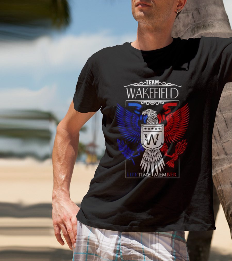 Team Wakefield Lifetime Member Eagle Crest T-Shirt