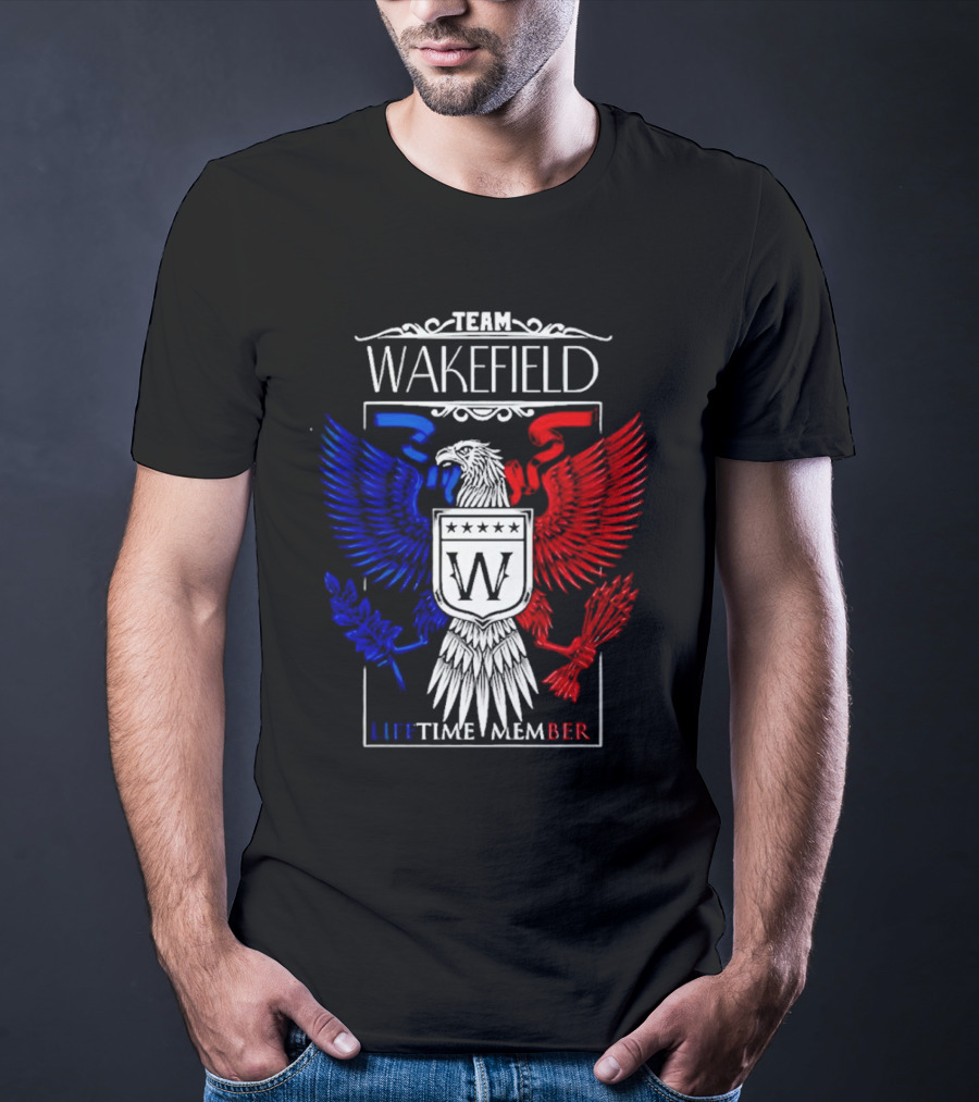 Team Wakefield Lifetime Member Eagle Crest T-Shirt