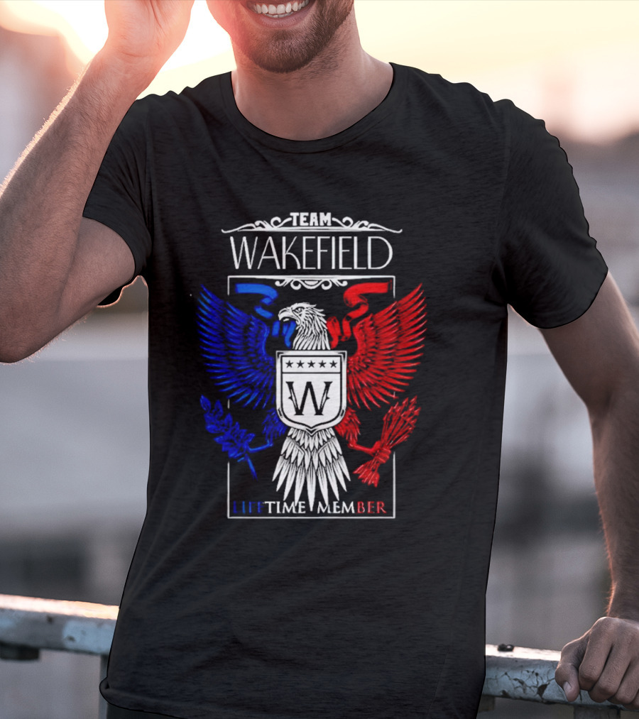 Team Wakefield Lifetime Member Eagle Crest T-Shirt