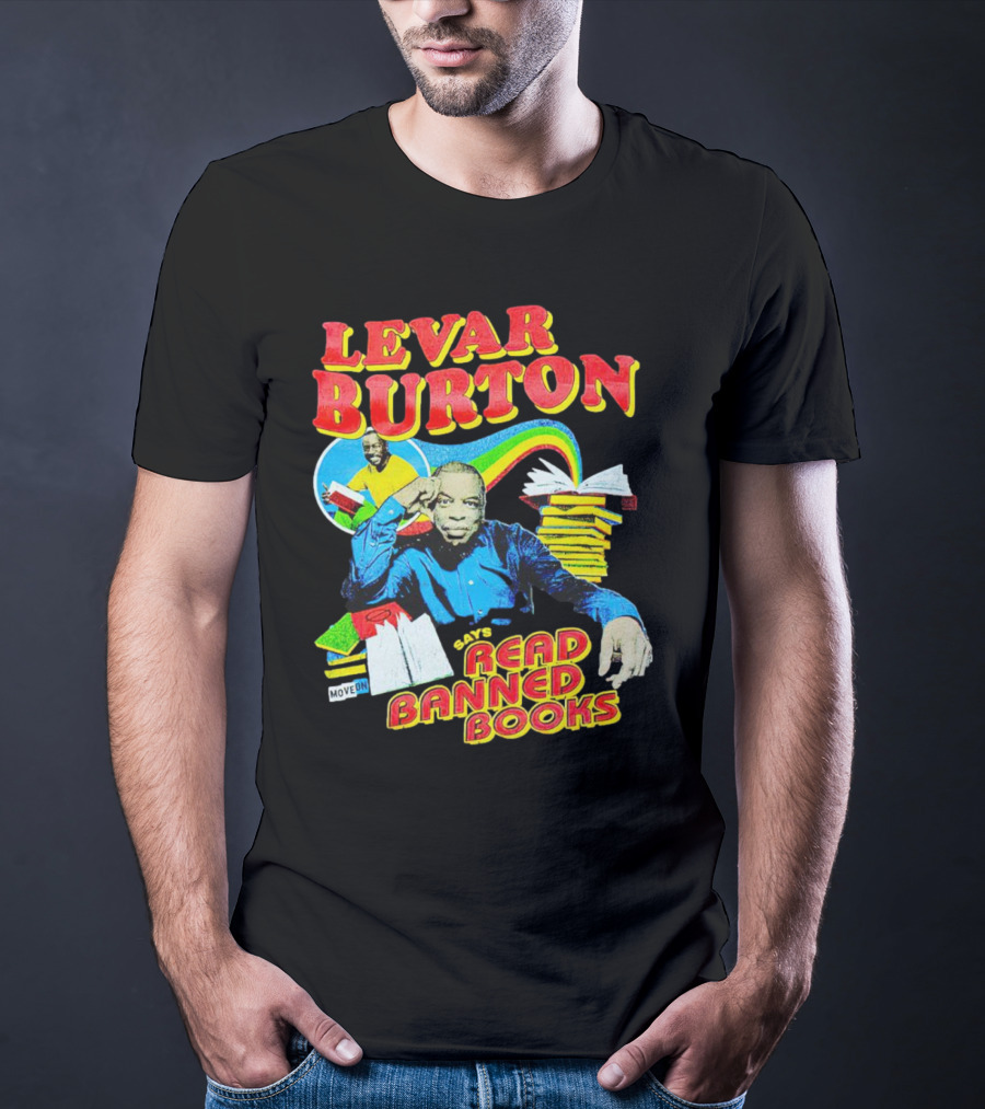 LeVar Burton Promotes Reading Banned Books With Iconic Advocacy T-Shirt