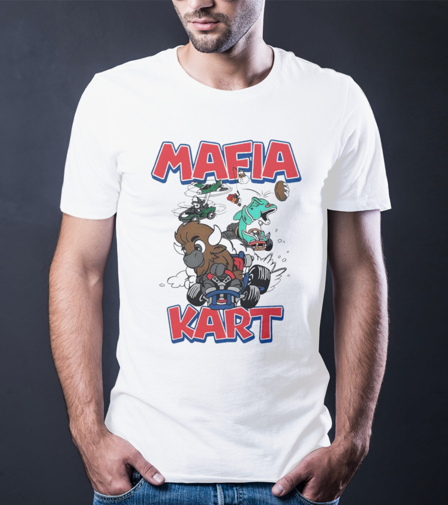 MAFIA KART Racing Animals In Action T-Shirt