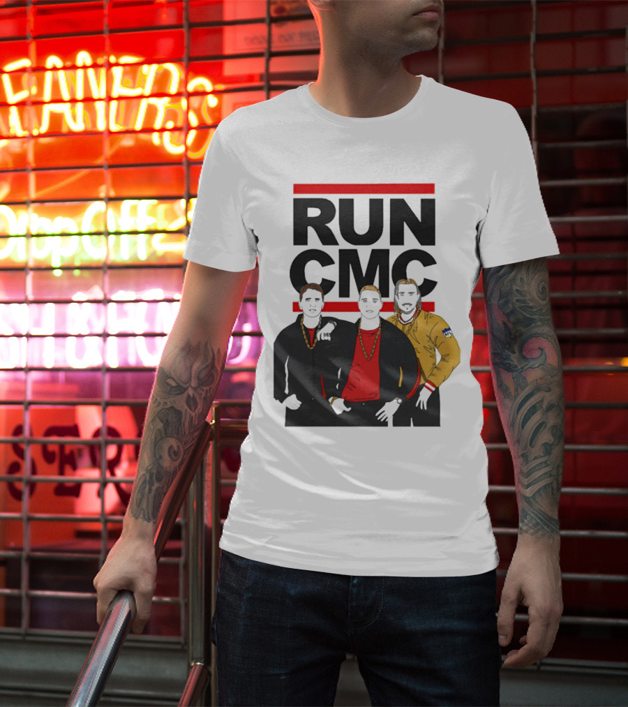 RUN CMC Remake Retro Hip-Hop Style Trio T-Shirt