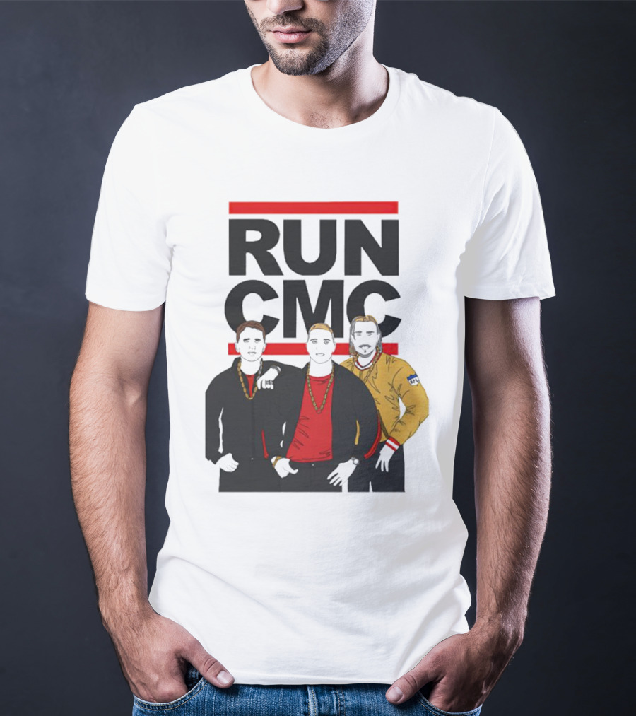 RUN CMC Remake Retro Hip-Hop Style Trio T-Shirt