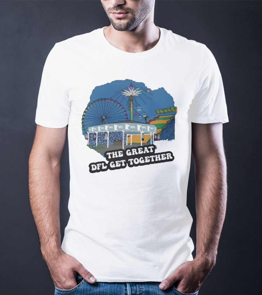 The Great DFL Get Together Ferris Wheel Carnival Scene T-Shirt