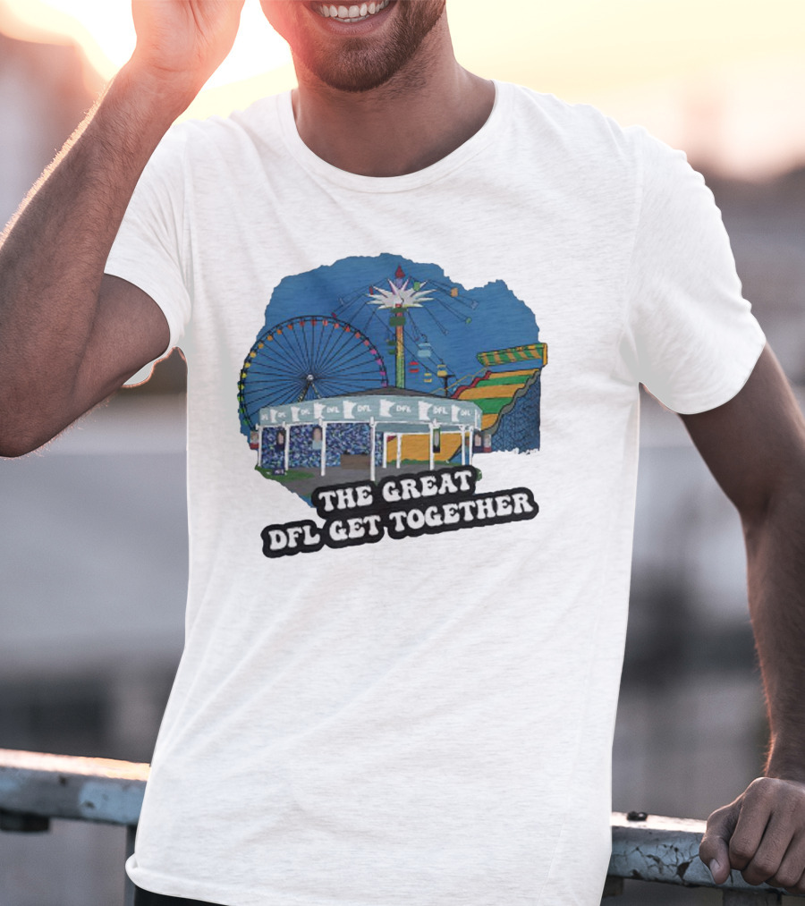 The Great DFL Get Together Ferris Wheel Carnival Scene T-Shirt
