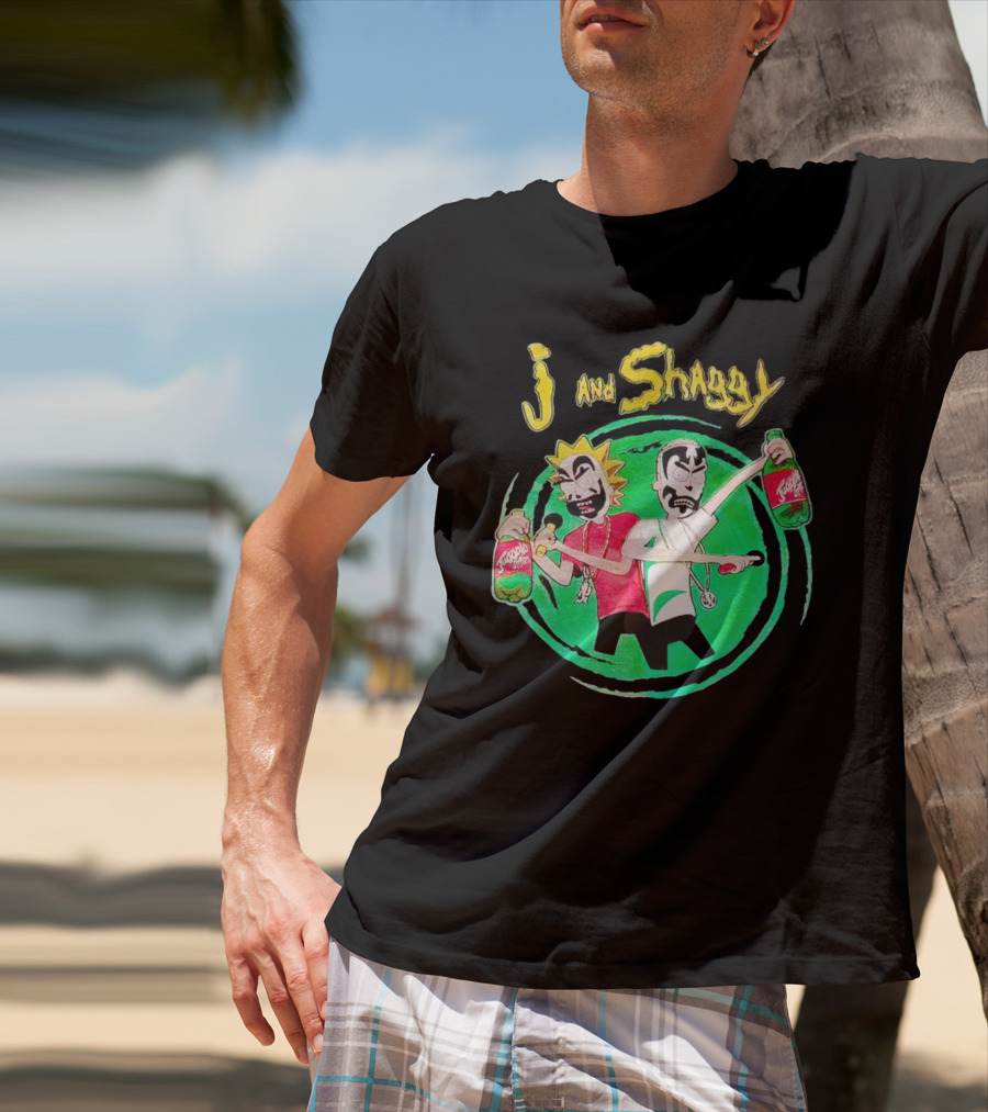 J And Shaggy Insane Clown Posse Rick And Morty Crossover Image T-Shirt