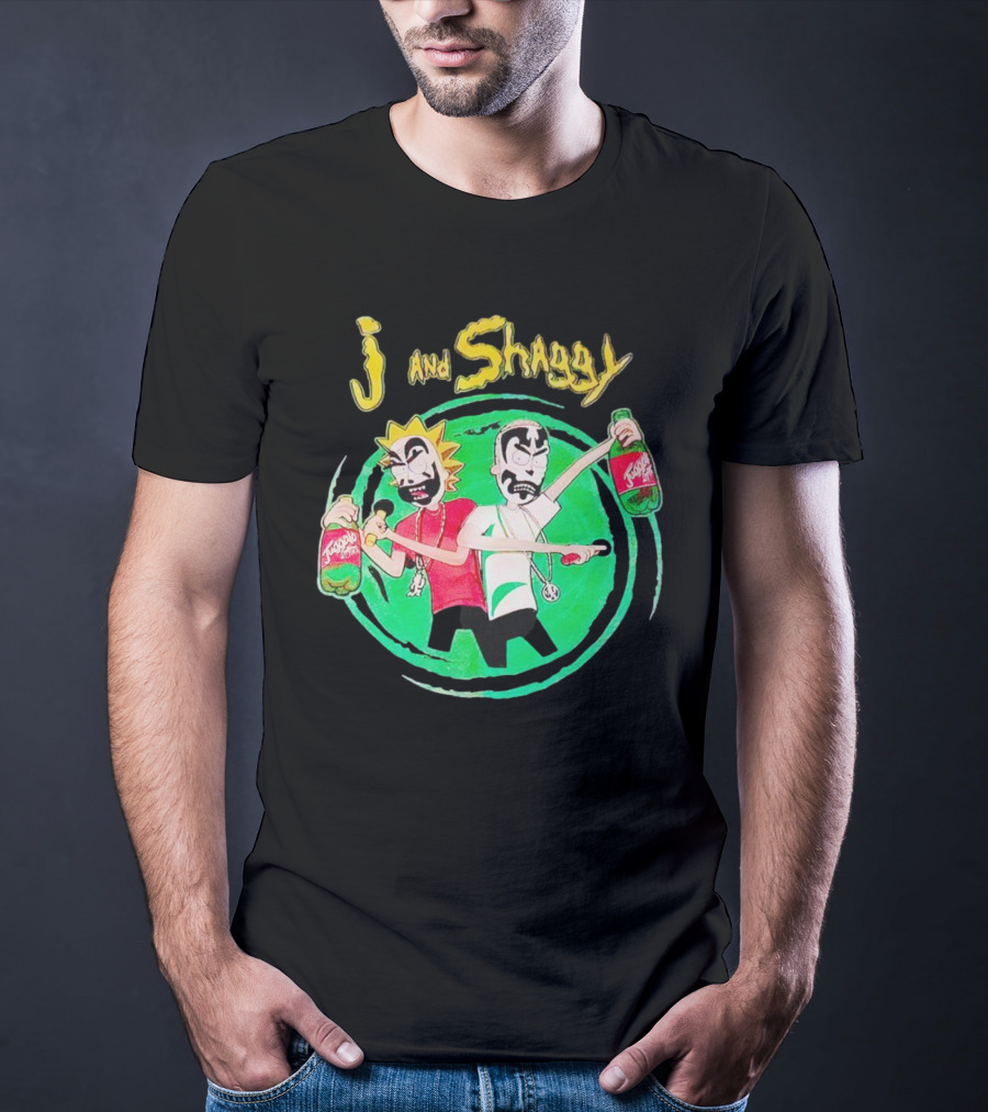 J And Shaggy Insane Clown Posse Rick And Morty Crossover Image T-Shirt