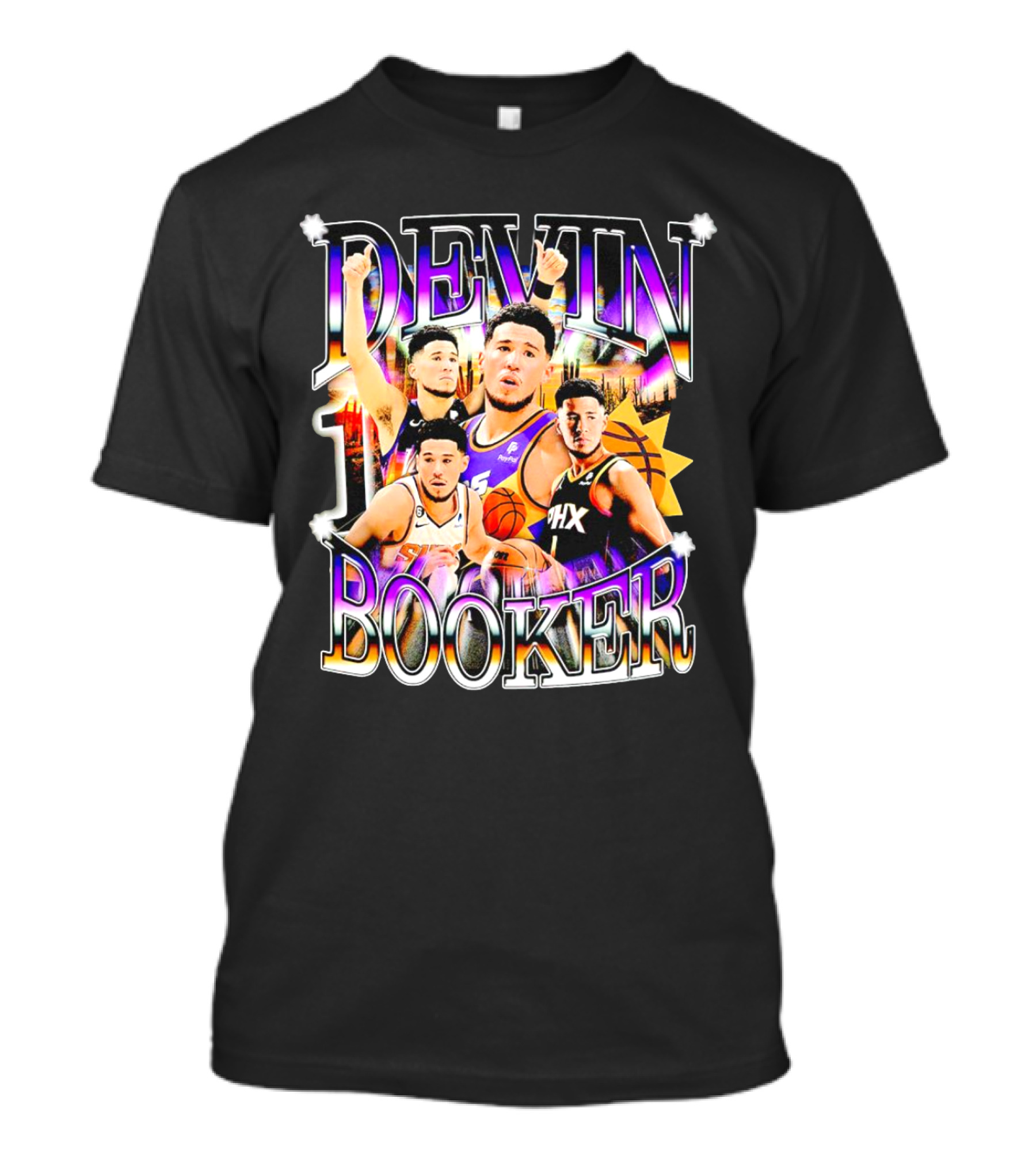 Devin Booker Phoenix Suns Vintage Desert Basketball T-Shirt