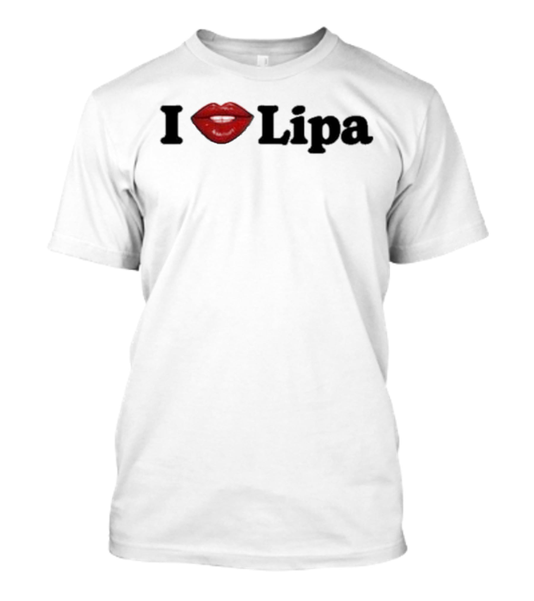 I Love Lipa Red Lips T-Shirt
