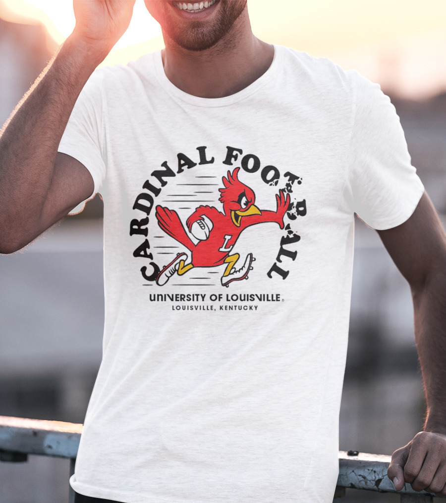 Louisville Cardinals Football University Of Louisville Mascot Louisville Kentucky T-Shirt