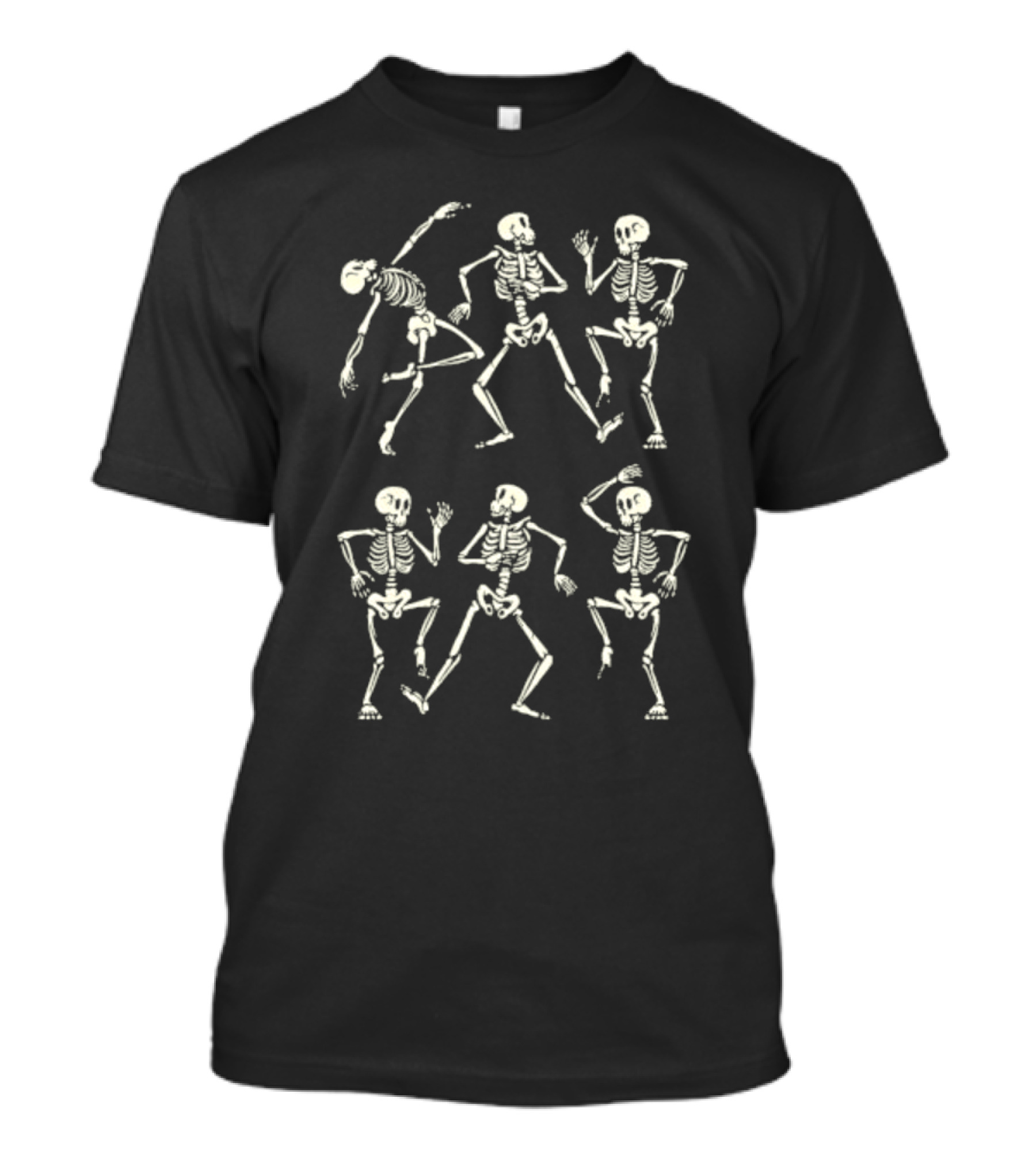 Skeletons Dance Halloween Party Vibes T-Shirt