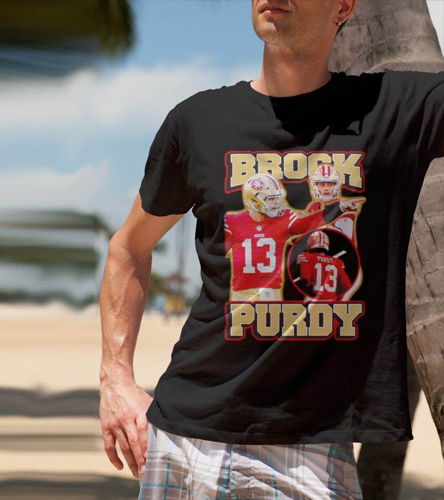 Brock Purdy San Francisco 49ers NFL Quarterback Football Number 13 T-Shirt