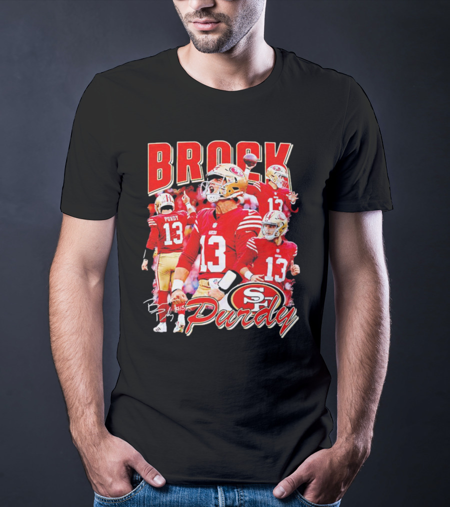 Brocky Purdy San Francisco 49ers Number 13 Signature SP T-Shirt