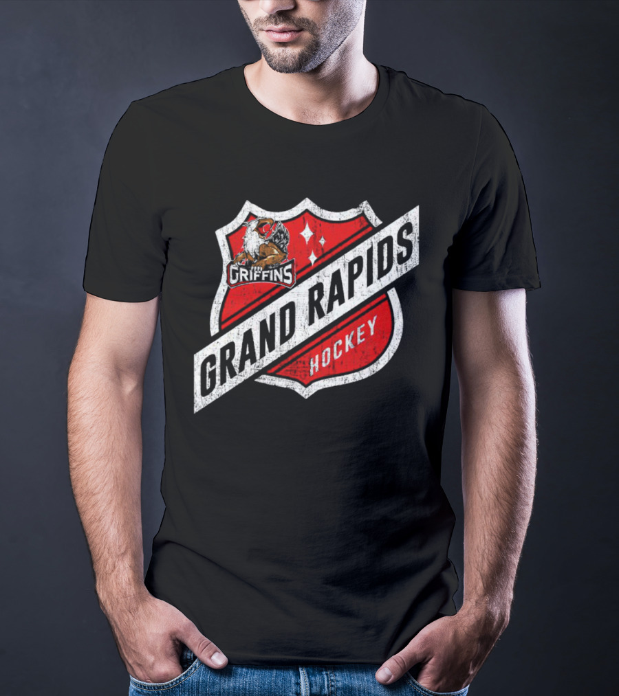Grand Rapids Griffins Hockey Shield T-Shirt