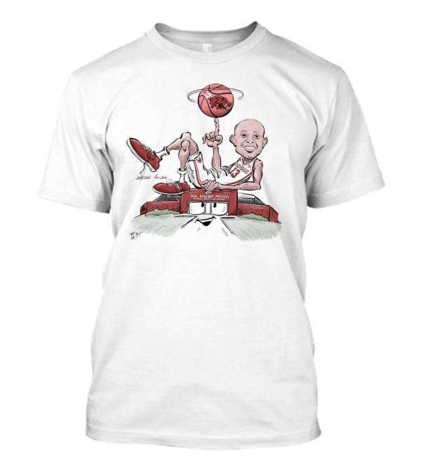 Arkansas Vs. Ole Miss Jordan Walsh Bud Walton Arena Basketball Caricature T-Shirt