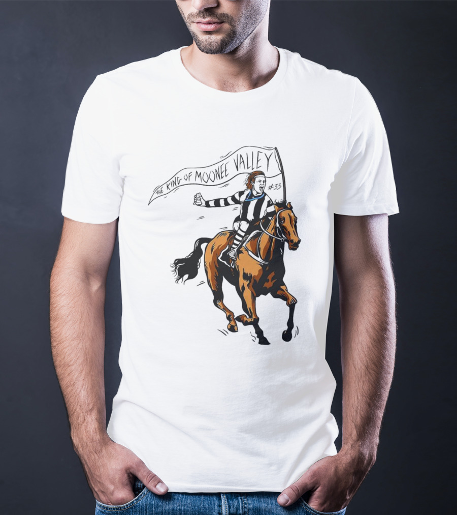 King Of Moonee Valley Jack Ginnivan Collingwood Football #35 T-Shirt