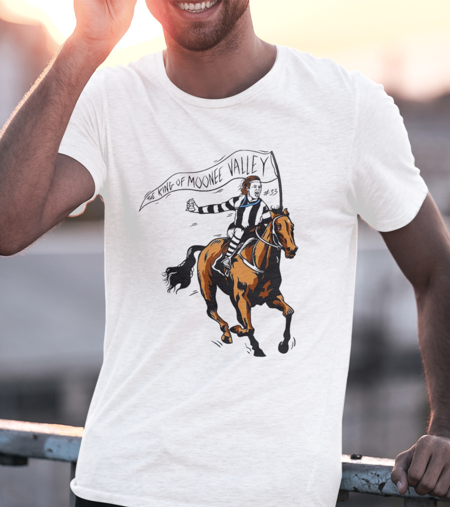 King Of Moonee Valley Jack Ginnivan Collingwood Football #35 T-Shirt