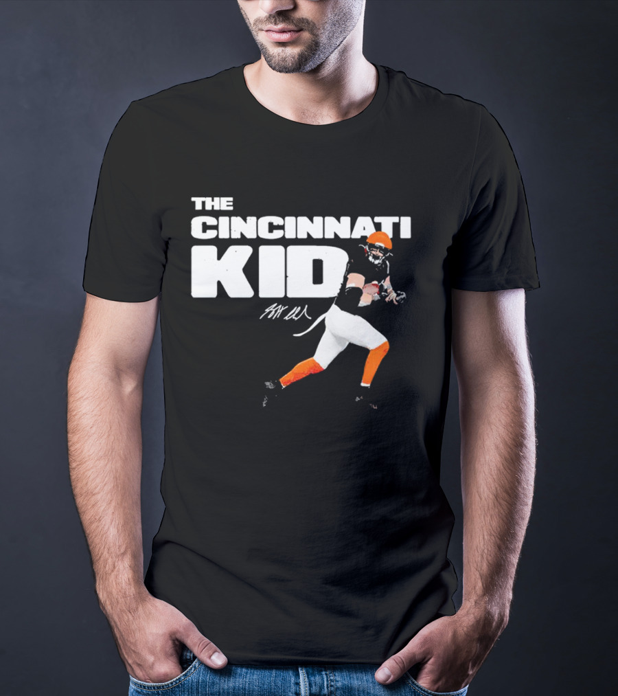 Trey Hendrickson Cincinnati Bengals The Cincinnati Kid Signature Football Gear T-Shirt