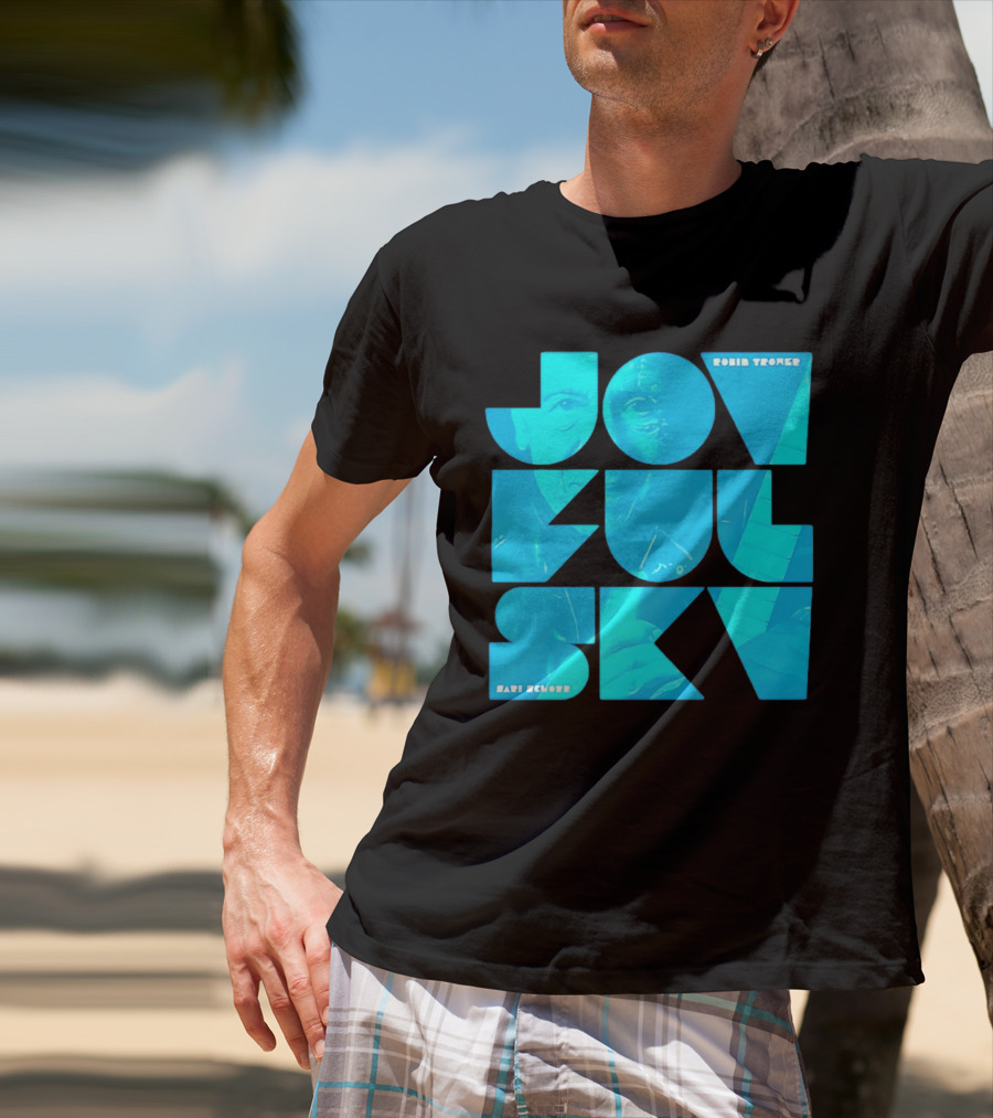Robin Trower Joyful Sky Album Cover Art By Hari Schneider T-Shirt