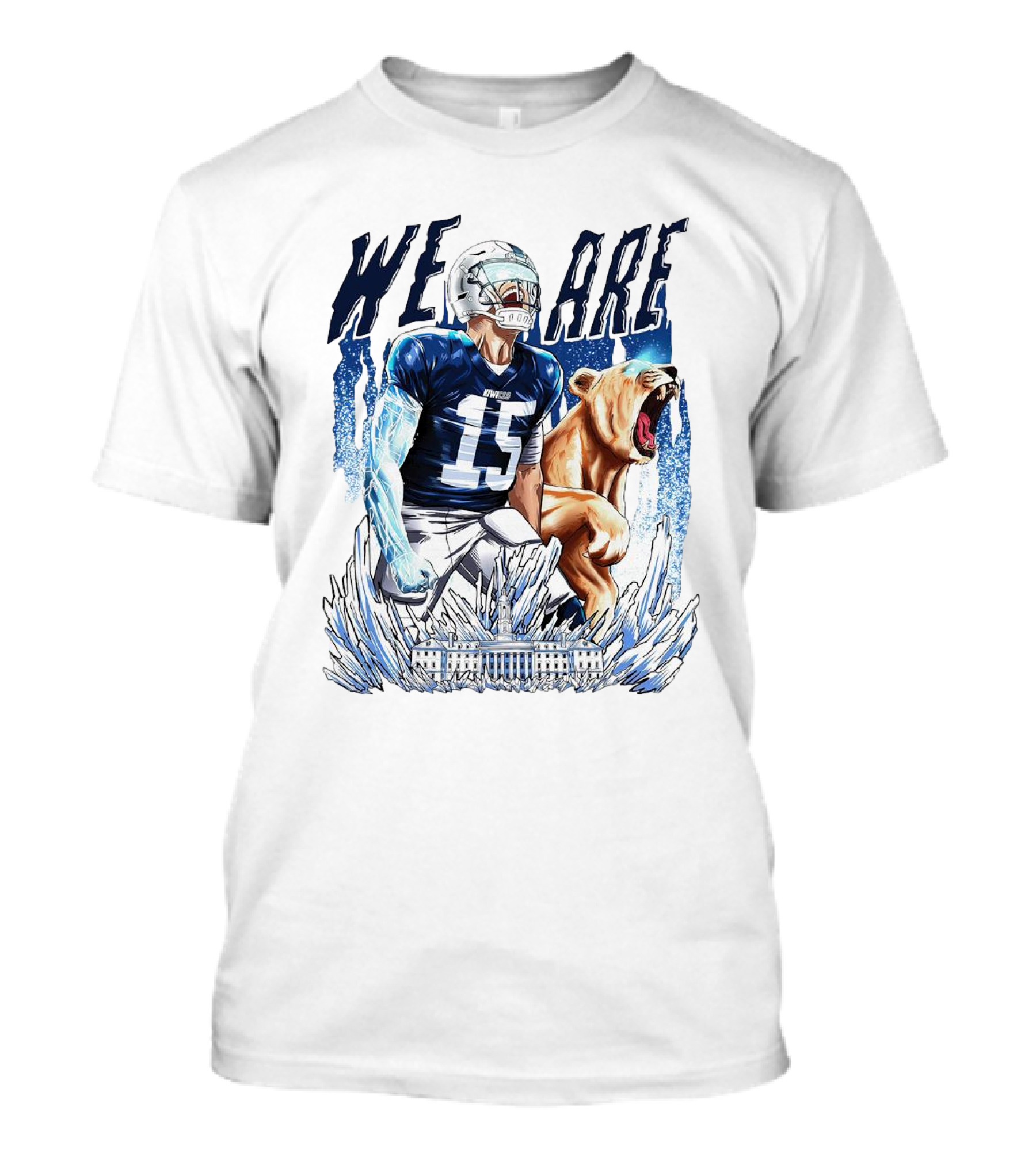 We Are 15 Drew Allar Penn State Nittany Lions Vintage Cartoon T-Shirt