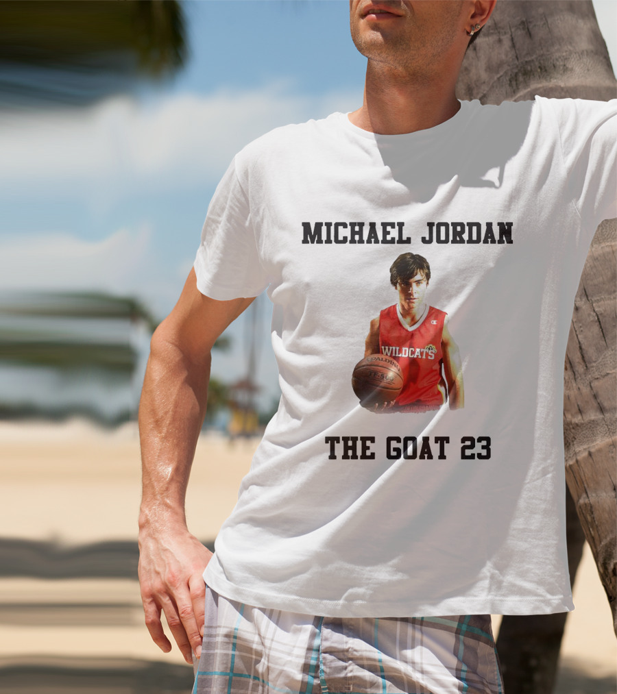 Michael Jordan Wildcats Troy Bolton The Goat 23 T-Shirt