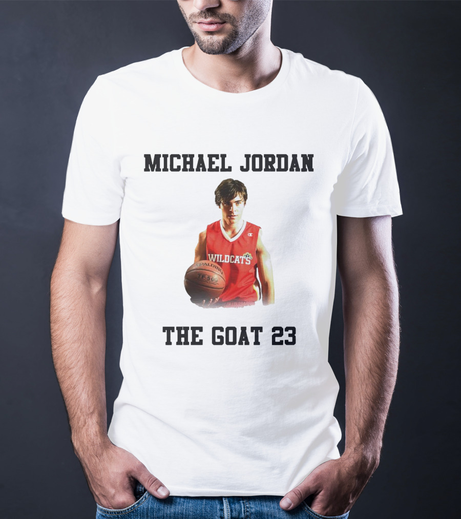 Michael Jordan Wildcats Troy Bolton The Goat 23 T-Shirt
