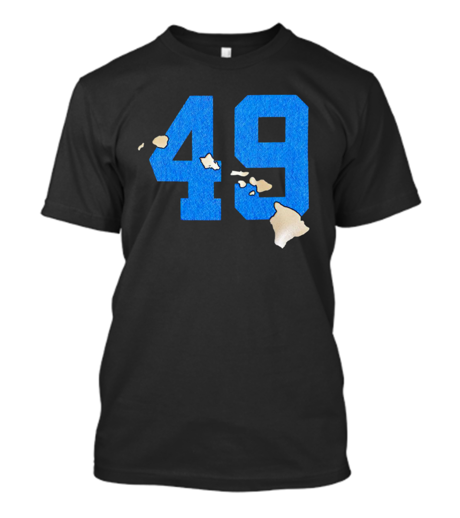 Frankie Luvu 49 Carolina Panthers Hawaii Islands T-Shirt